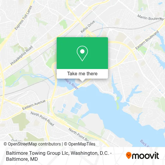 Baltimore Towing Group Llc map