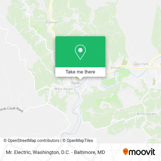 Mr. Electric map
