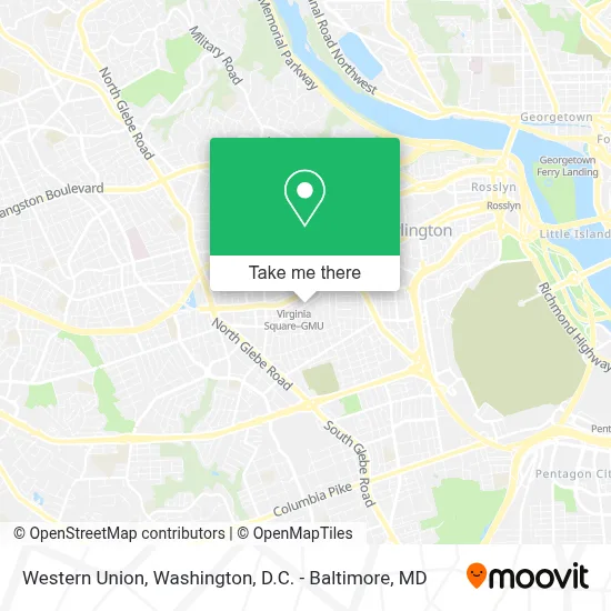 Western Union map