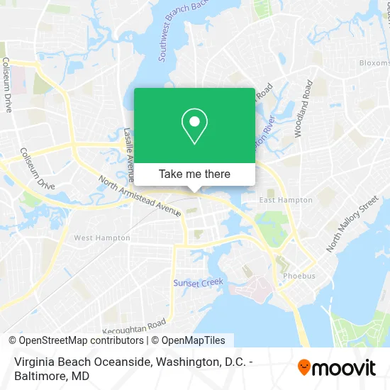 Virginia Beach Oceanside map