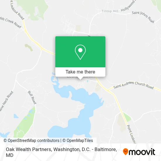 Oak Wealth Partners map
