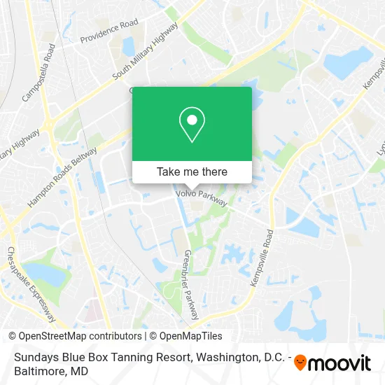 Sundays Blue Box Tanning Resort map