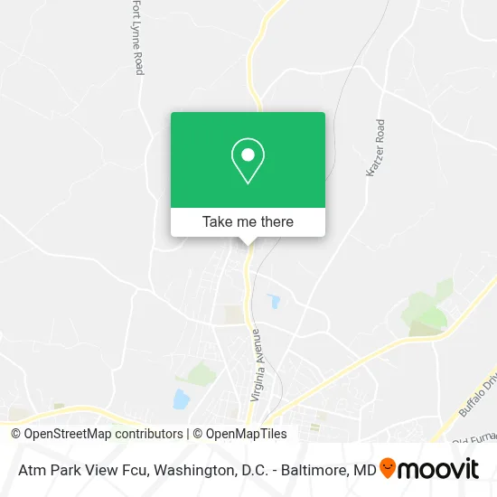 Atm Park View Fcu map