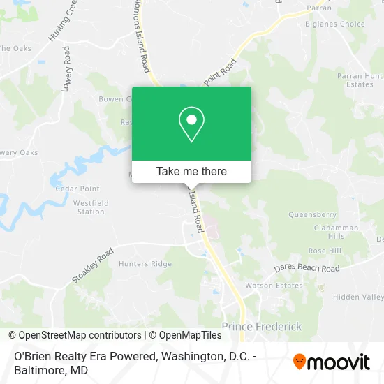 O'Brien Realty Era Powered map