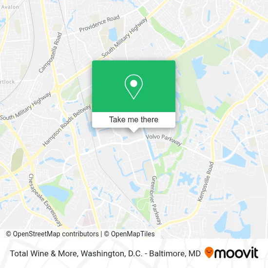 Total Wine & More map