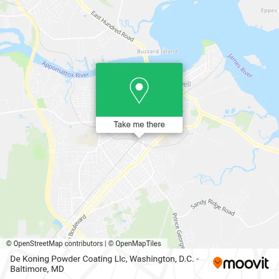 De Koning Powder Coating Llc map