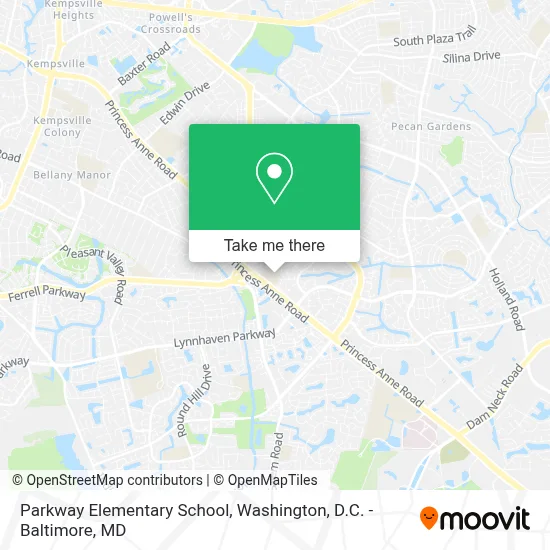 Parkway Elementary School map