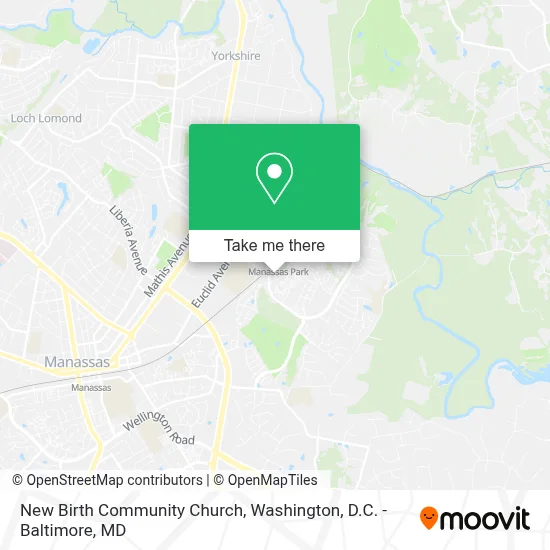New Birth Community Church map