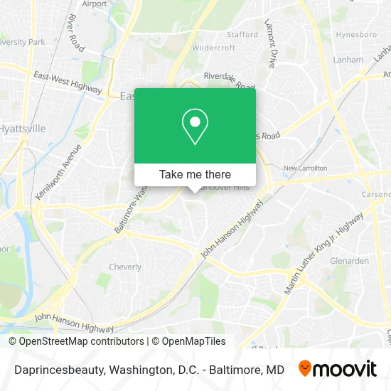Daprincesbeauty map