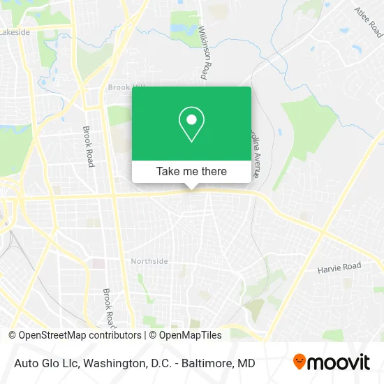Auto Glo Llc map