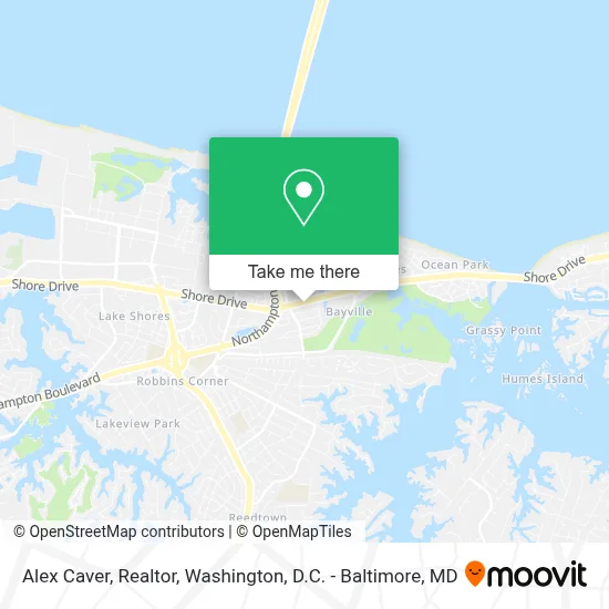 Alex Caver, Realtor map