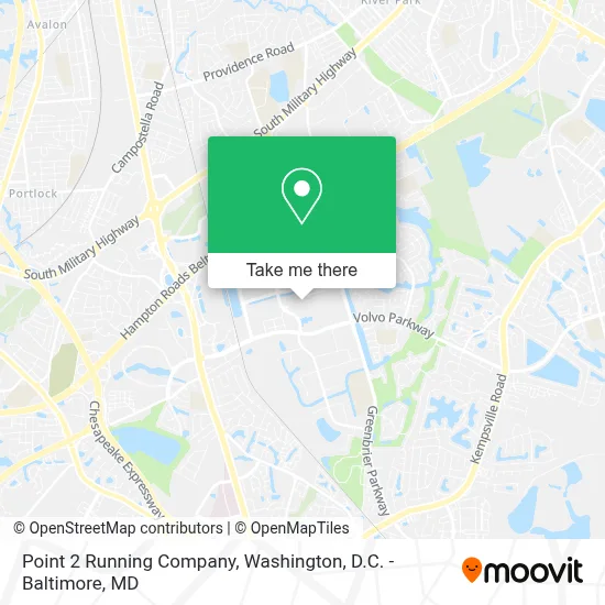 Point 2 Running Company map