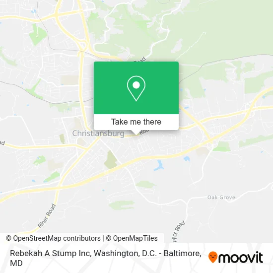 Rebekah A Stump Inc map