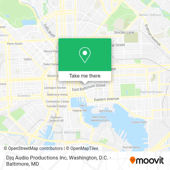 Djq Audio Productions Inc map