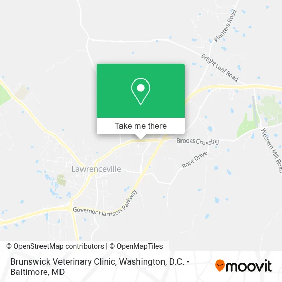 Brunswick Veterinary Clinic map