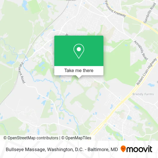Bullseye Massage map