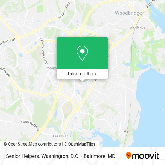 Senior Helpers map
