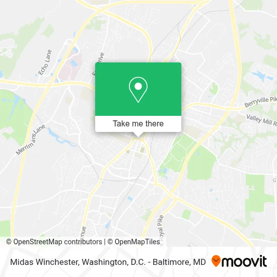 Midas Winchester map