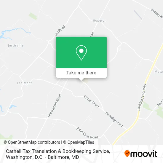 Cathell Tax Translation & Bookkeeping Service map