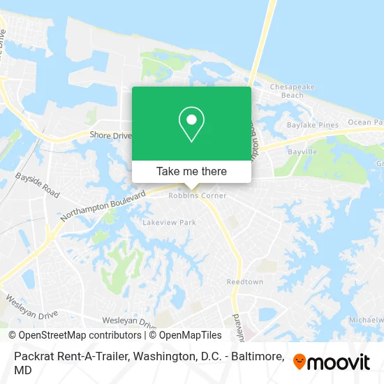 Packrat Rent-A-Trailer map