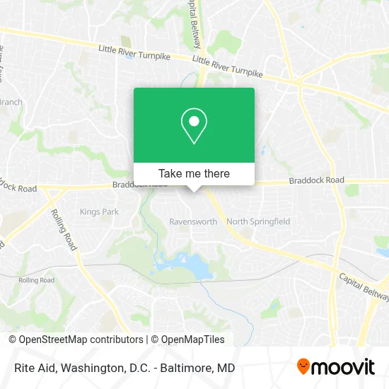 Rite Aid map
