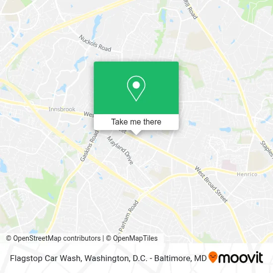 Flagstop Car Wash map