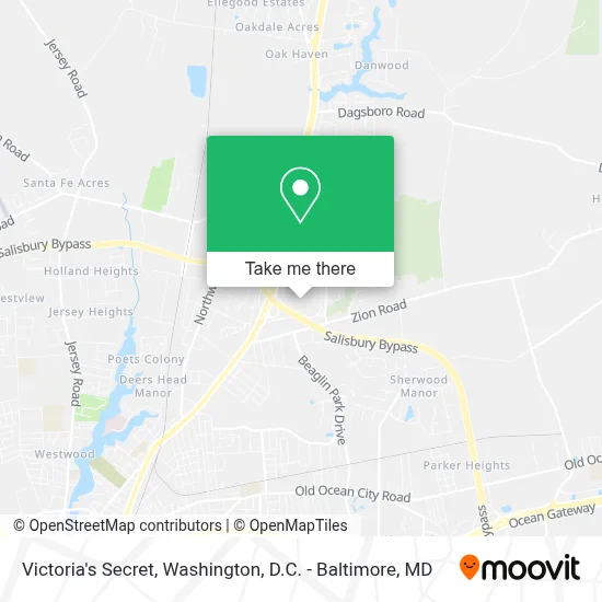 Victoria's Secret map