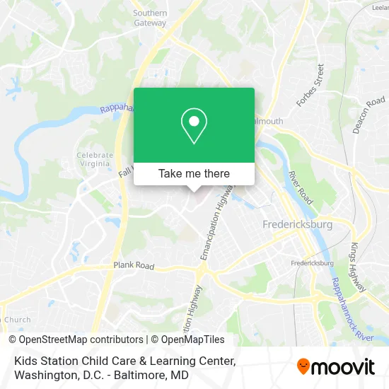 Kids Station Child Care & Learning Center map