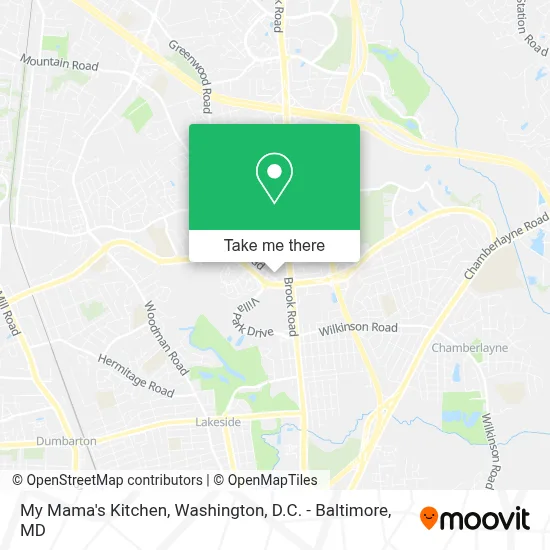 My Mama's Kitchen map