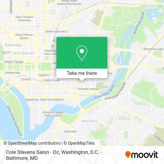 Cole Stevens Salon - Dc map