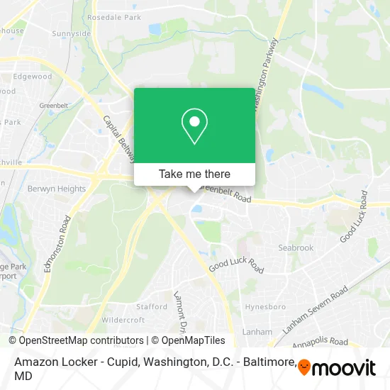 Amazon Locker - Cupid map