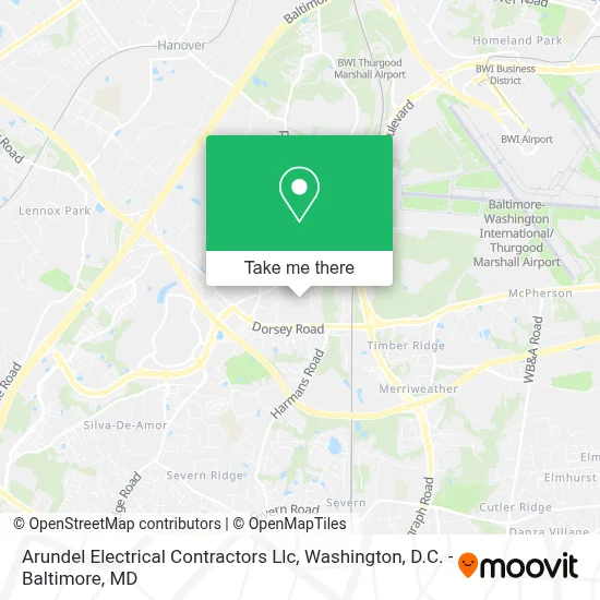 Arundel Electrical Contractors Llc map