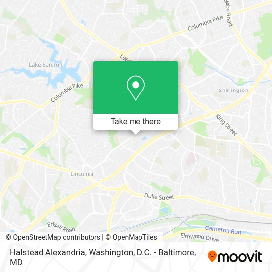 Halstead Alexandria map