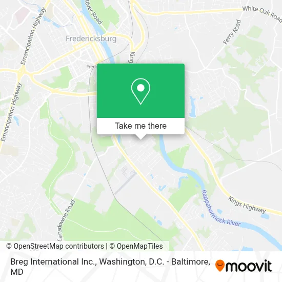 Breg International Inc. map