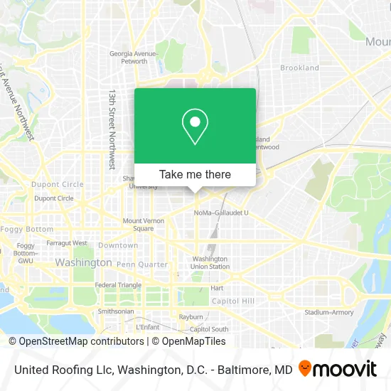 United Roofing Llc map