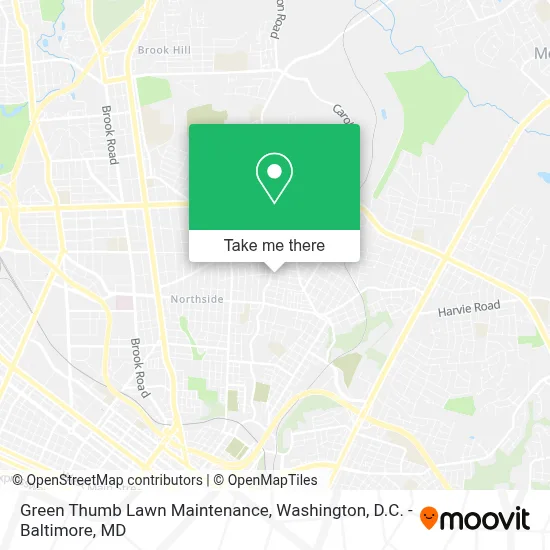 Green Thumb Lawn Maintenance map