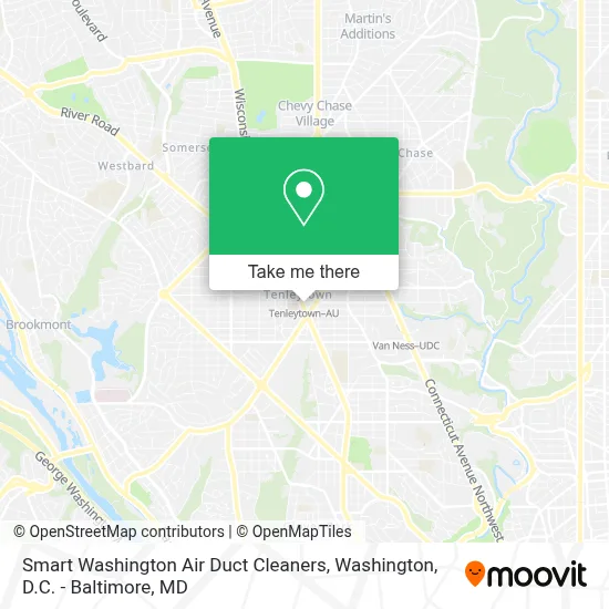 Smart Washington Air Duct Cleaners map