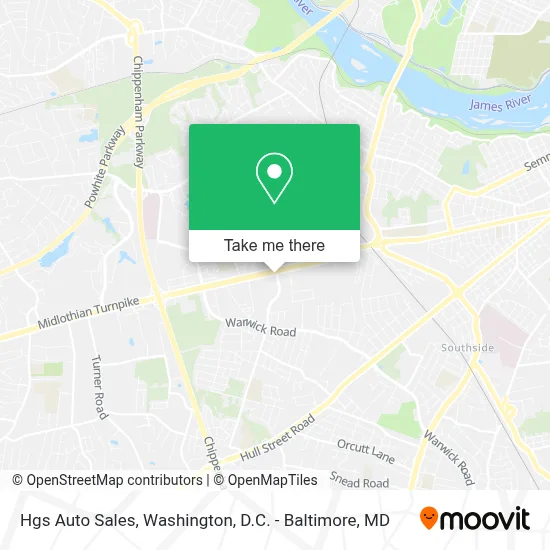 Hgs Auto Sales map