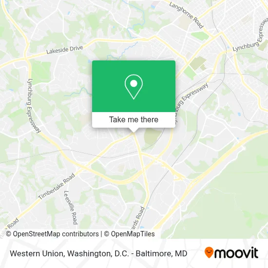Western Union map