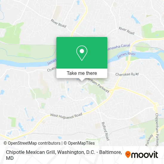 Chipotle Mexican Grill map