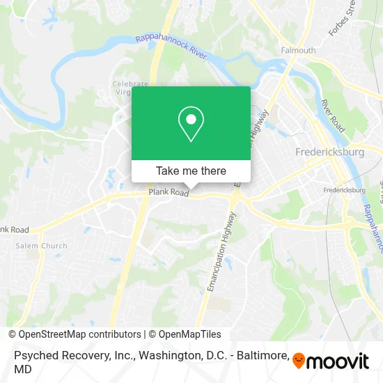 Psyched Recovery, Inc. map