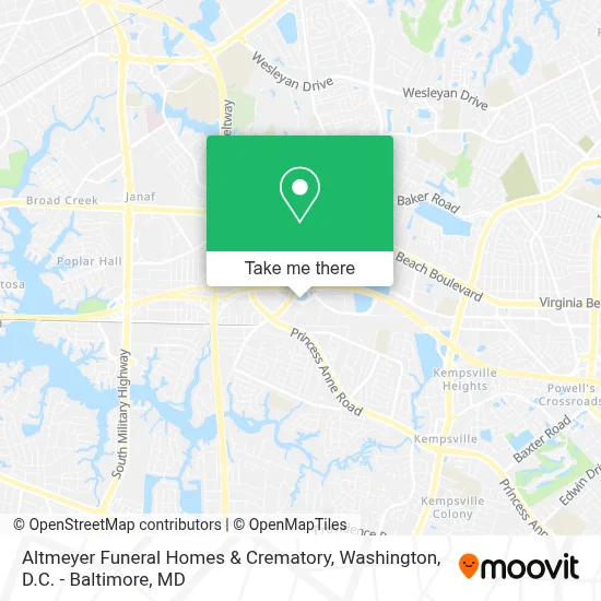 Altmeyer Funeral Homes & Crematory map