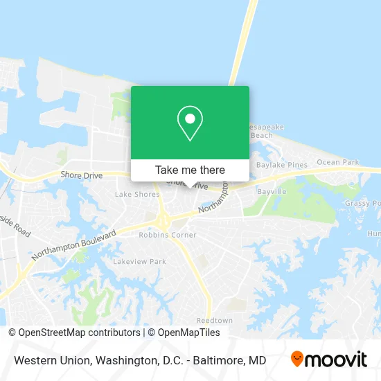 Western Union map