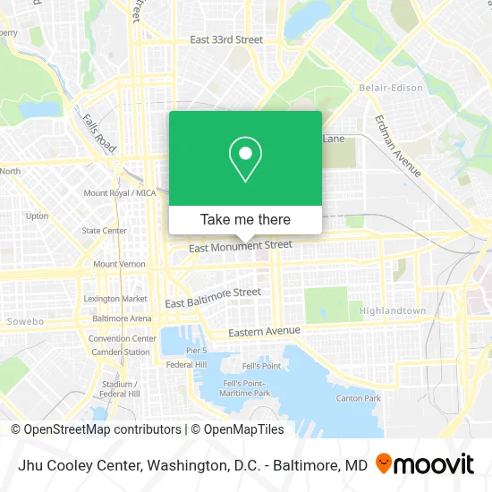 Jhu Cooley Center map