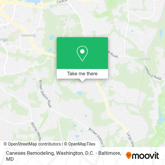 Caneses Remodeling map