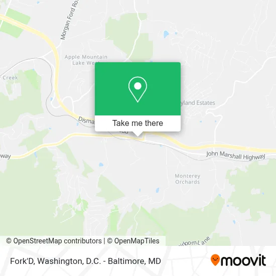Fork'D map