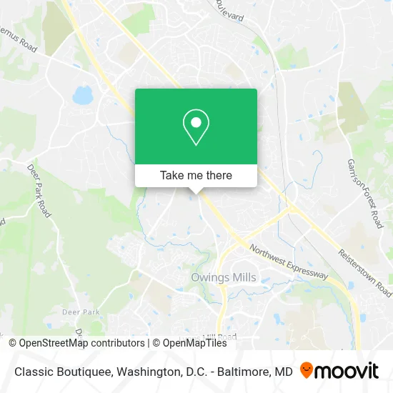 Classic Boutiquee map
