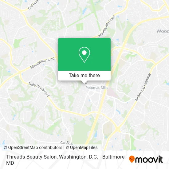 Threads Beauty Salon map