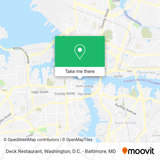 Deck Restaurant map