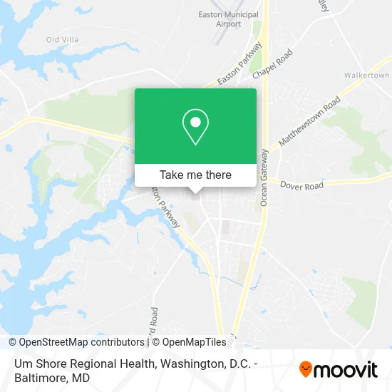 Um Shore Regional Health map